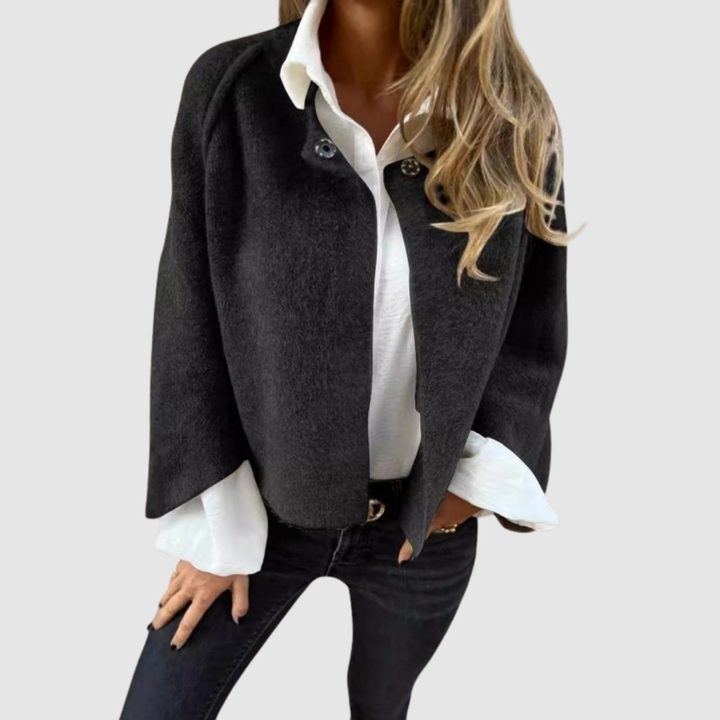 Jasmína - Manteau à décolleté décontracté