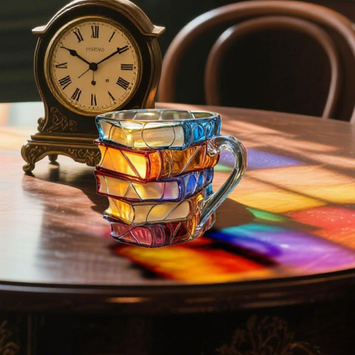 Mug 3D fait main "Le bonheur de lire" – original
