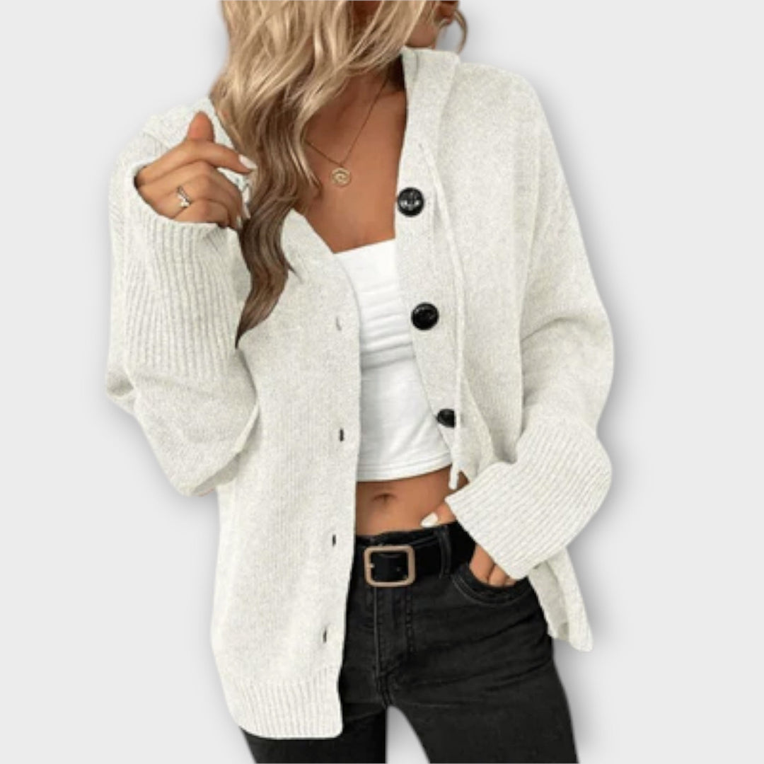 Brittan - Pull en tricot avec boutons