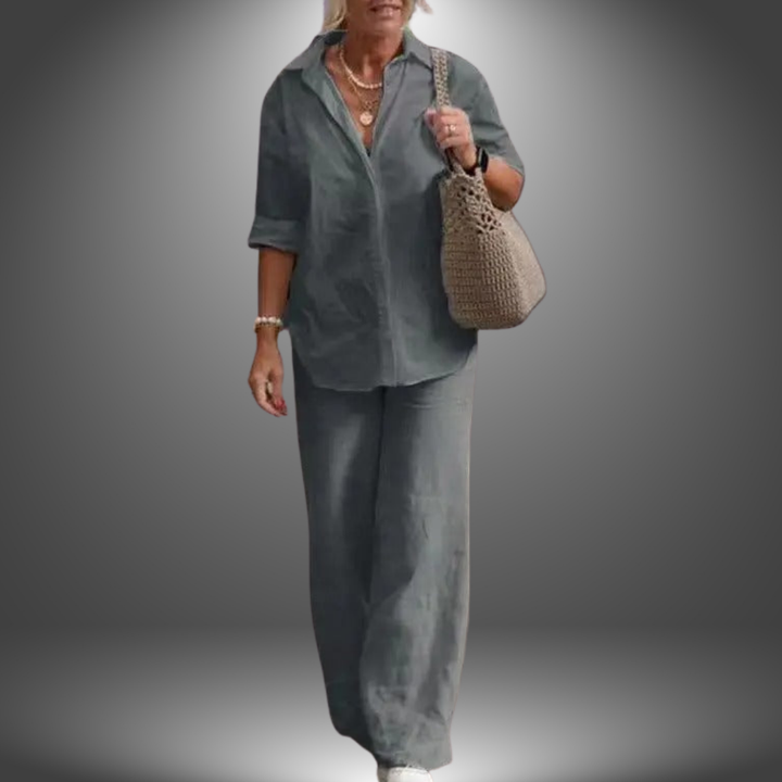 Aurora - Ensemble Élégant en Coton