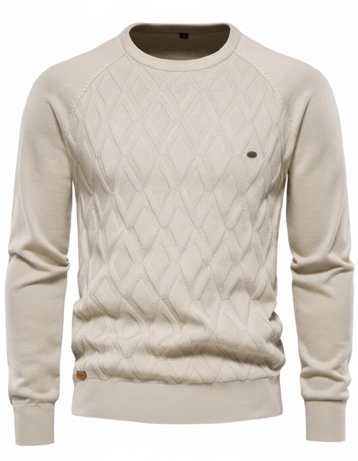 Nico - Pull Élégant avec Design en Losanges