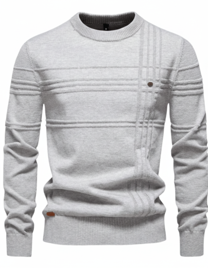 Massimo - Pull Élégant à Motif à Carreaux