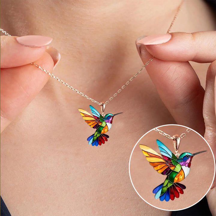 Collier Coloré en Colibri