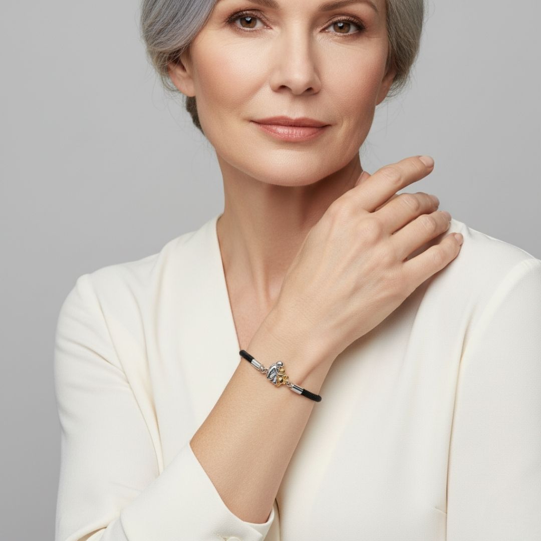 katy™ - Bracelet en cordon avec pendentif en forme de chien