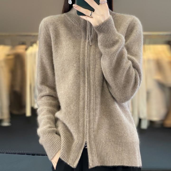 Luna | Cardigan Doux avec Zip