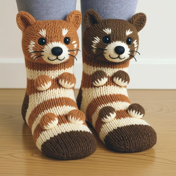 Chaussettes Amusantes avec des Animaux