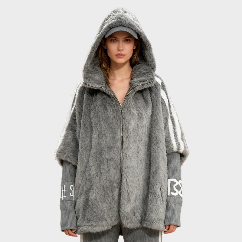 Karolína – Manteau Confortable avec Capuche