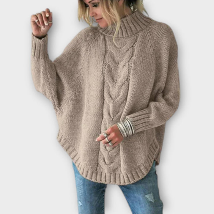 Elysian - Pull tricoté avec motif en torsades