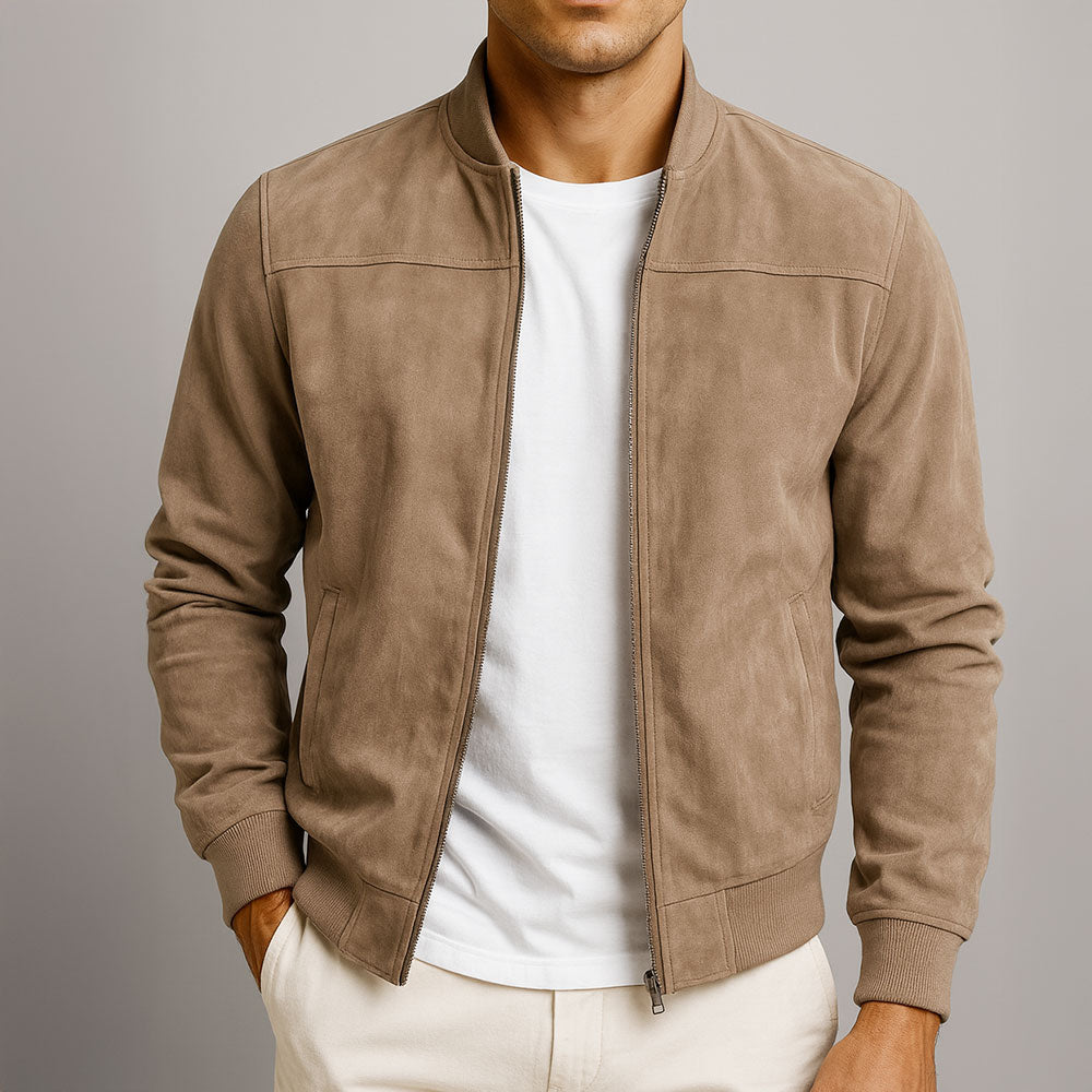 Kaltberg | Veste en faux daim pour hommes