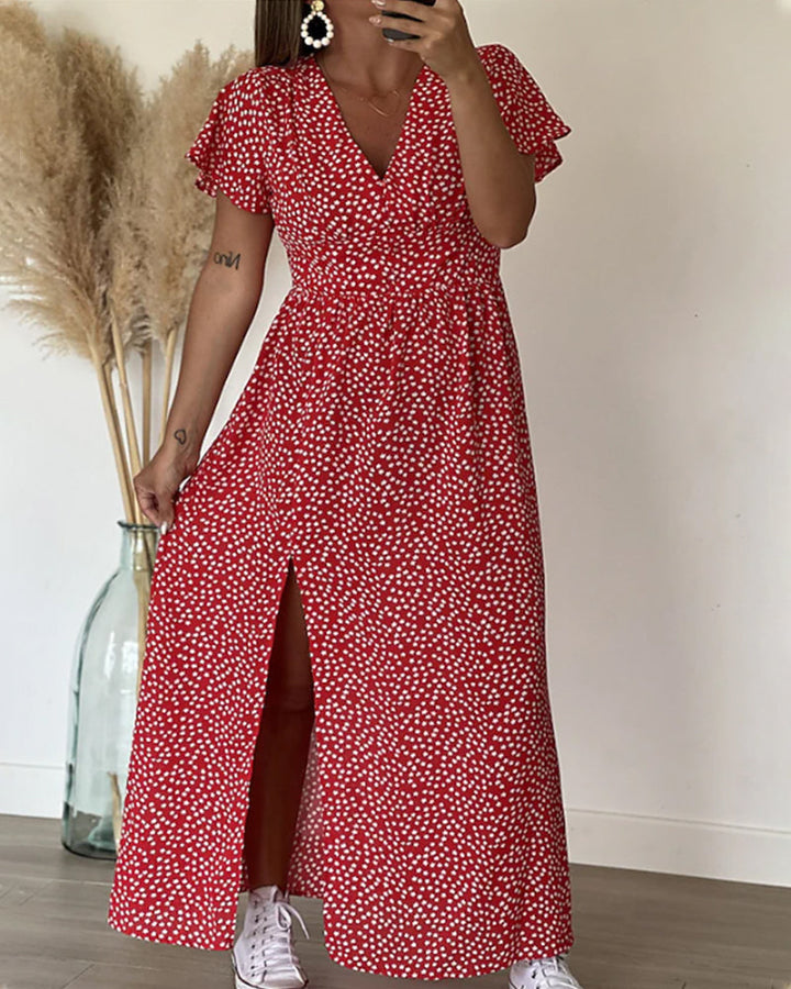 Robe Maxi Sarah™ avec Décolleté en V