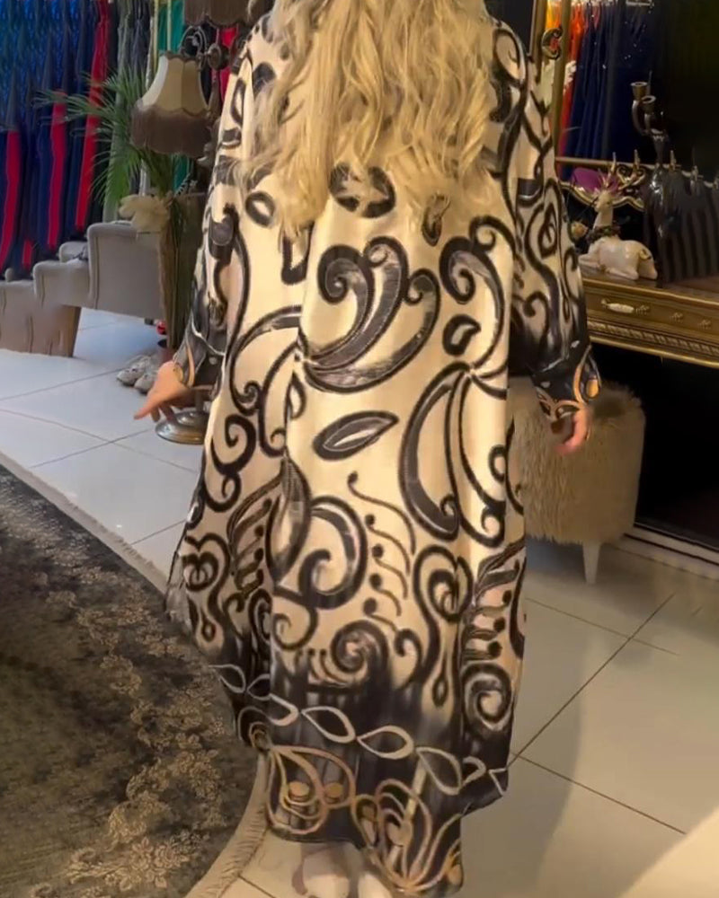 Eliane™ | Robe Chic à Motif