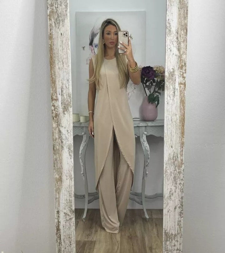 Flavia - Chic Sleeveless Ensemble