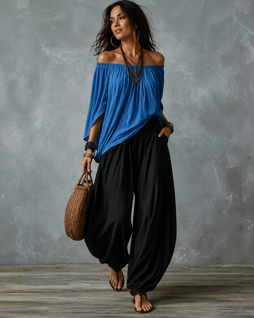 Ingrid™ | Ensemble décontracté 2 pièces avec jambes larges