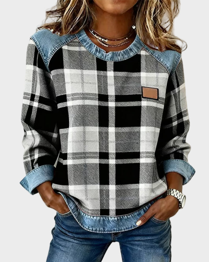 Ivy – Sweat à Motif Patchwork pour Femme