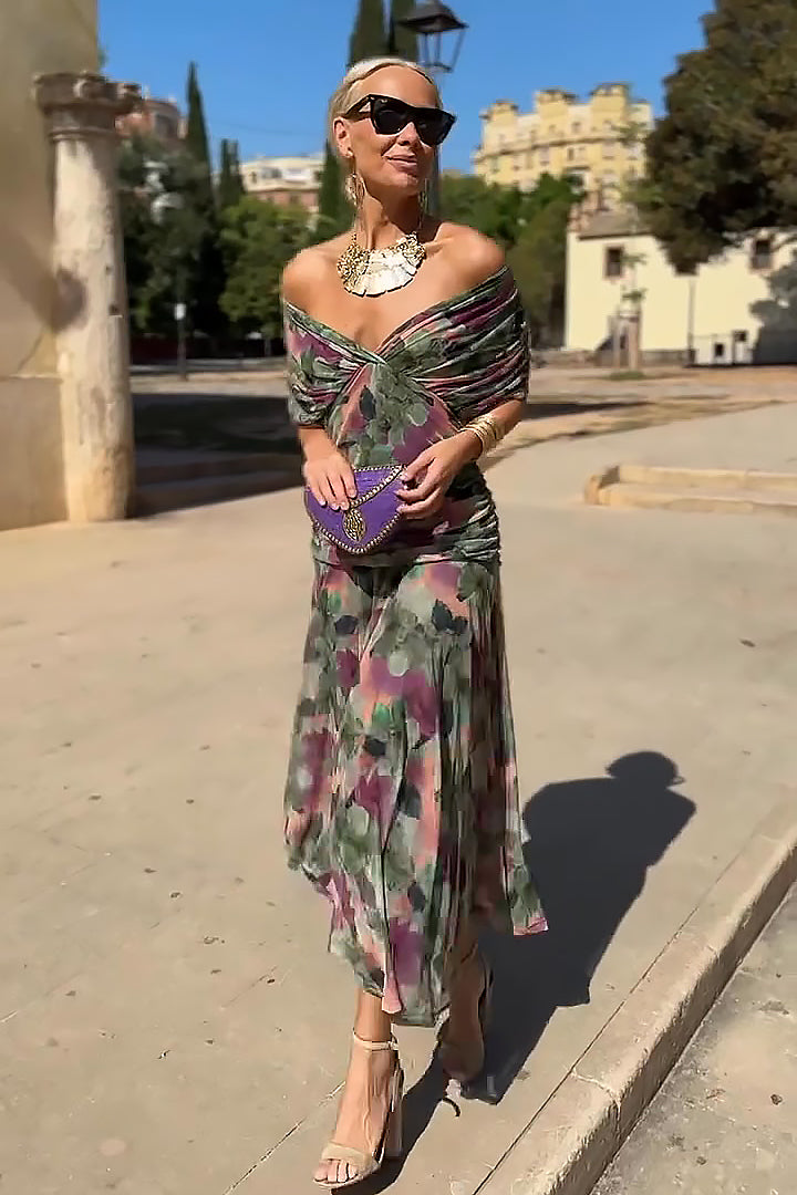 Lorenza™ | Robe maxi élégante avec décolleté en V