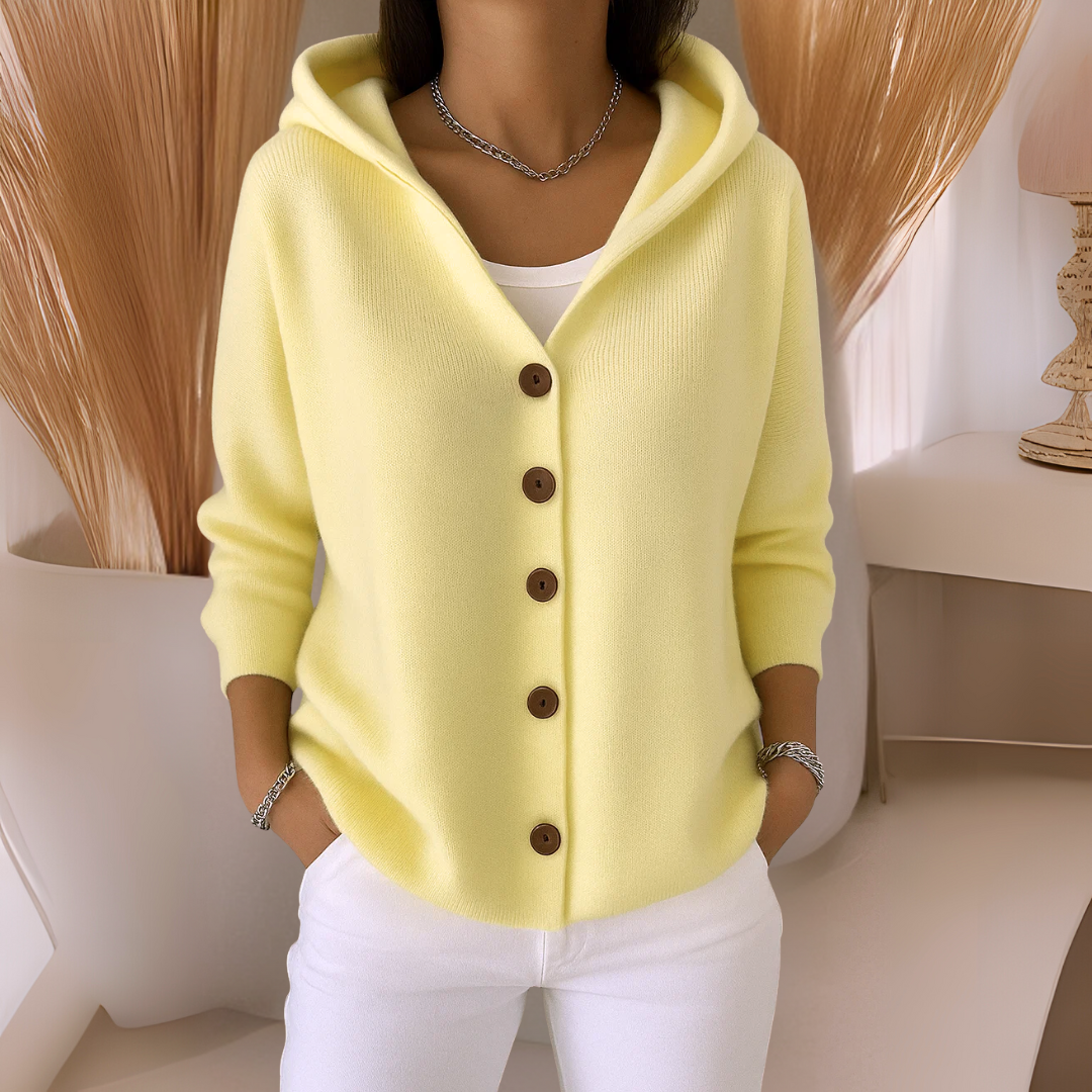 Felicia™ | Veste en tricot tendance avec capuche
