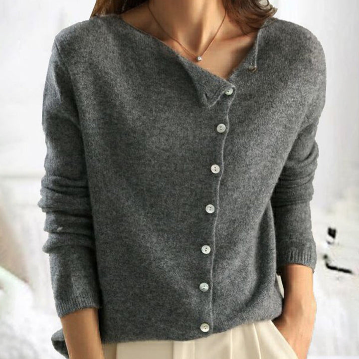 Gia™ | Cardigan Boutonné Élégant