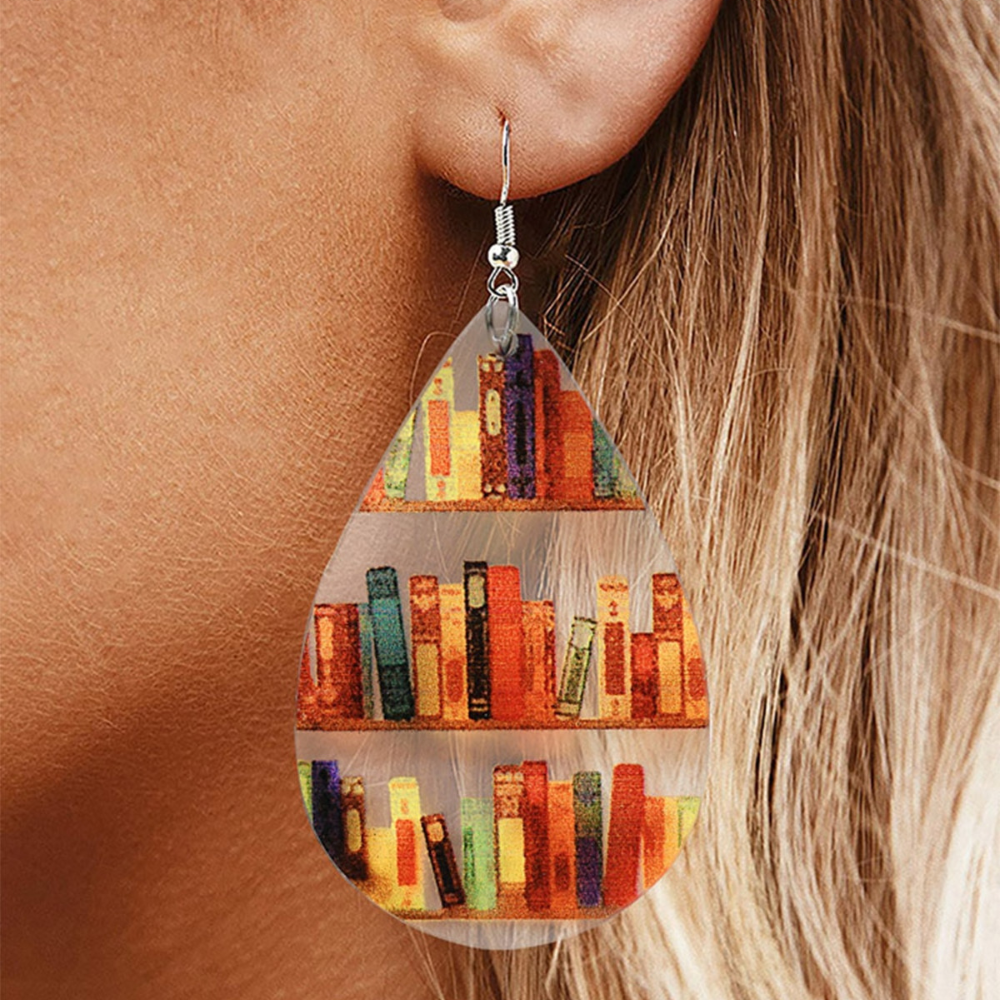 BOUCLES D'OREILLES POUR PASSIONNÉS DE LITTÉRATURE (PAIRE)