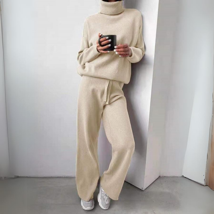Karina - Ensemble 2 pièces, col roulé et pantalon long