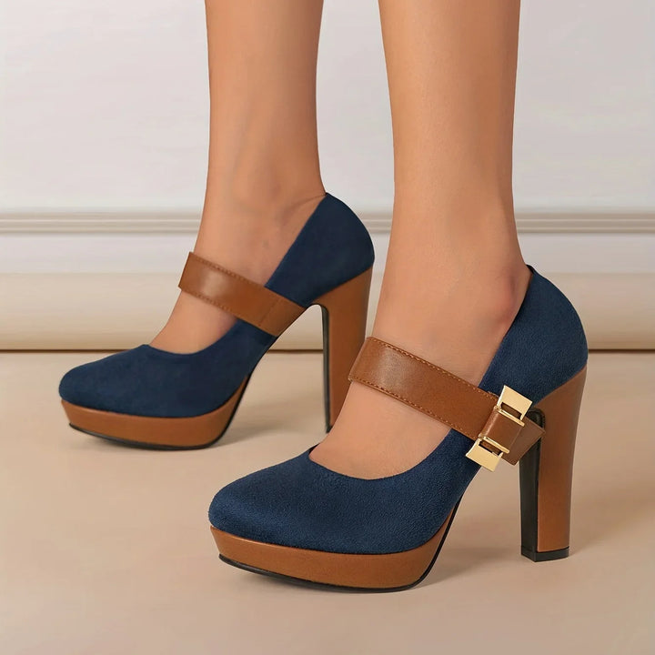 Juli Belle Suede Heels
