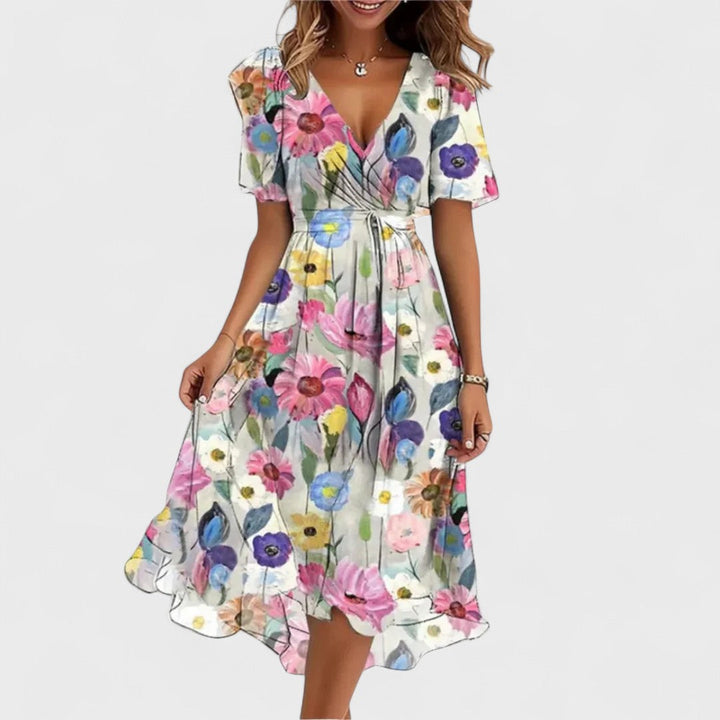 Chiara | Robe Longue Premium Florale