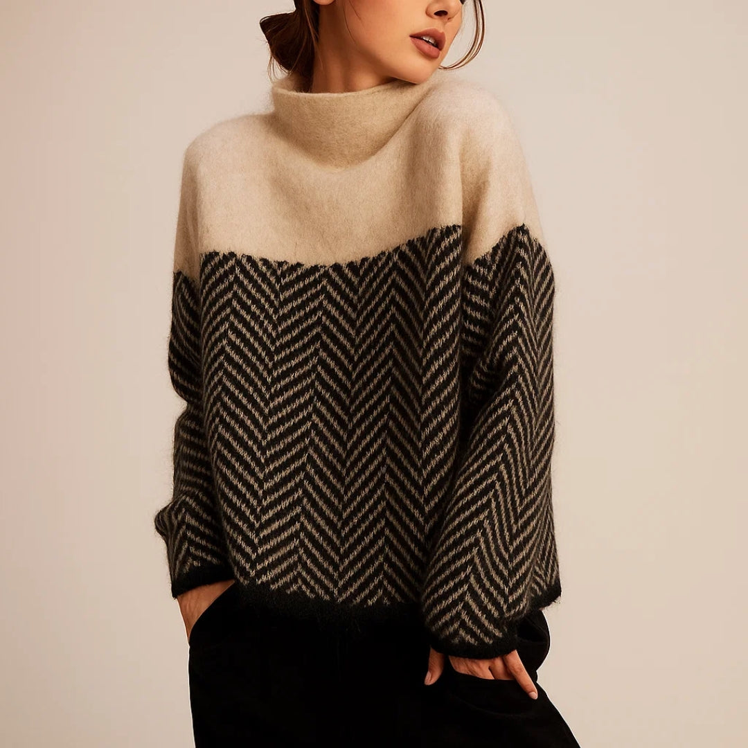 Stefanie™ | Pull à col roulé doux