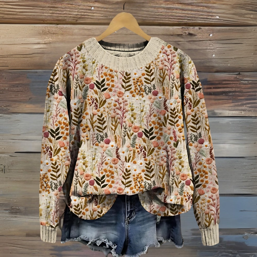 Nova™ | Pull fleuri confortable