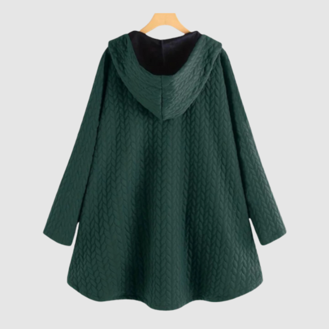 Zuzana - Manteau matelassé avec capuche et boutons