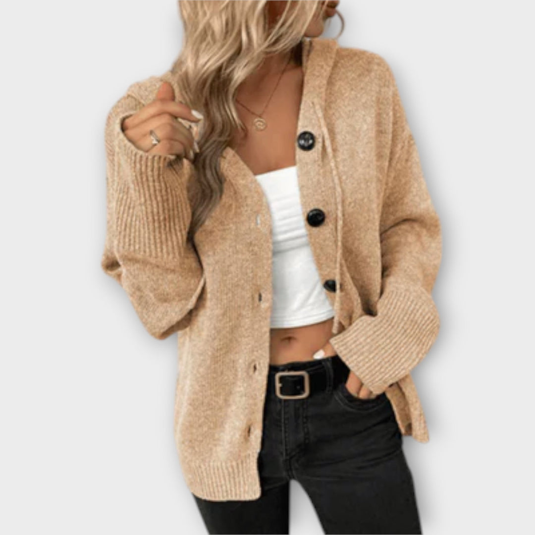 Brittan - Pull en tricot avec boutons