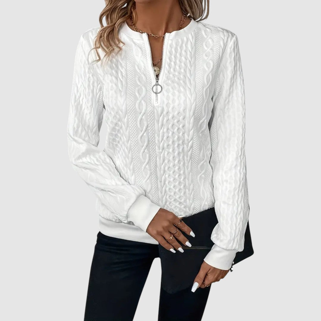 Rozárie - Pull tissé stylé