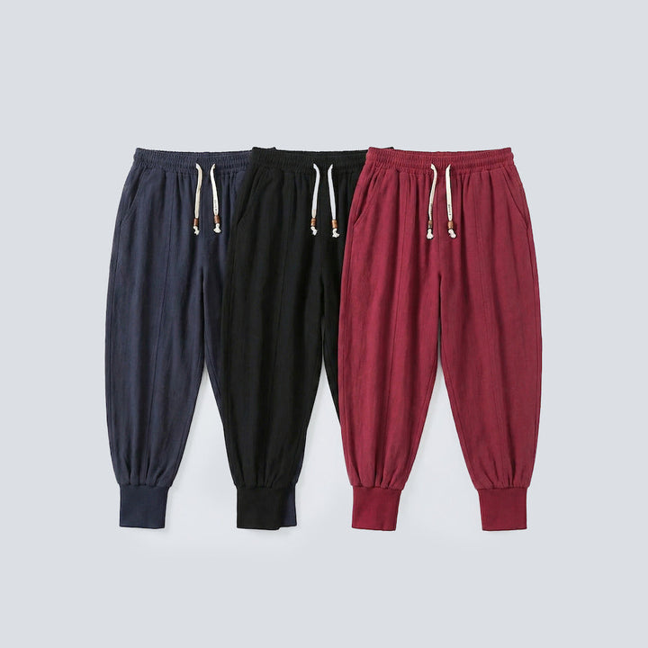 Paquet de 3 x Riku - Pantalons de harem confort respirants