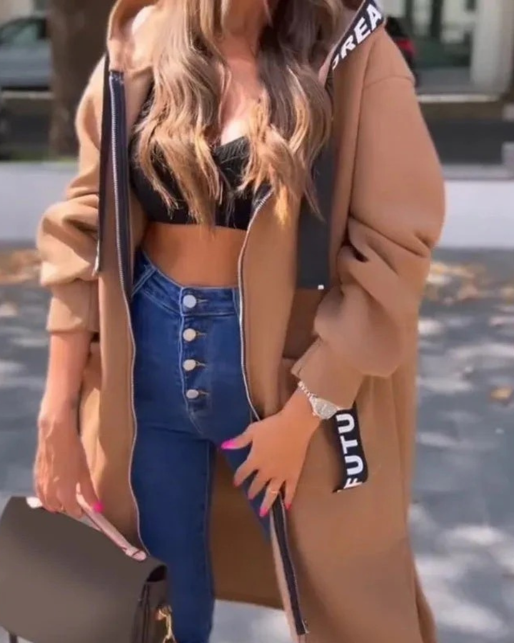 Marina | Sweat à capuche long