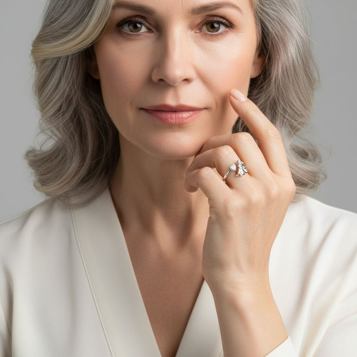 Anne™ - Bague avec Motif de Chien (Rose)