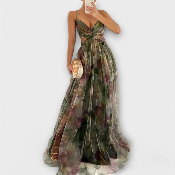 Annai | Robe Longue Artisanale Élégante