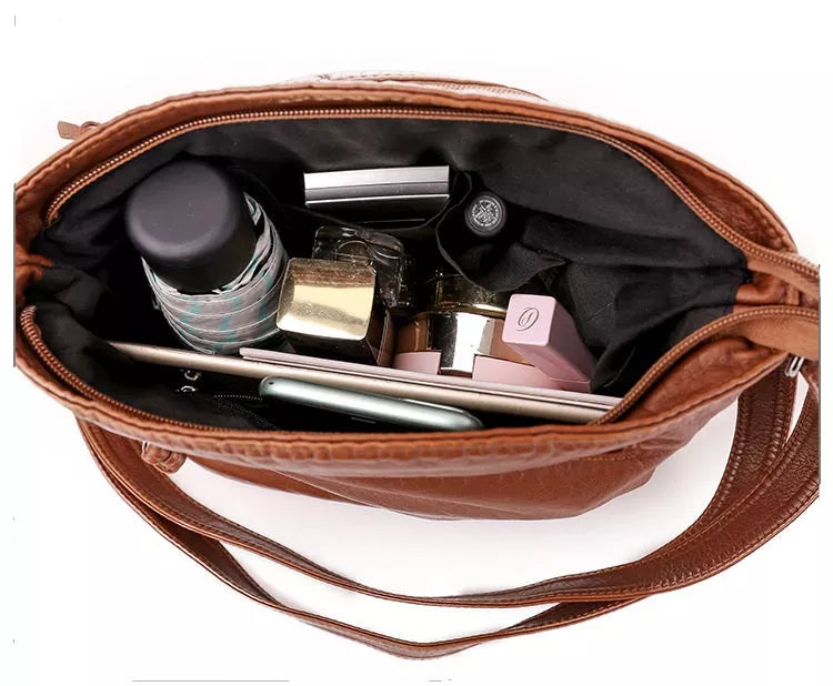 Sac à épaule en cuir Astrid™