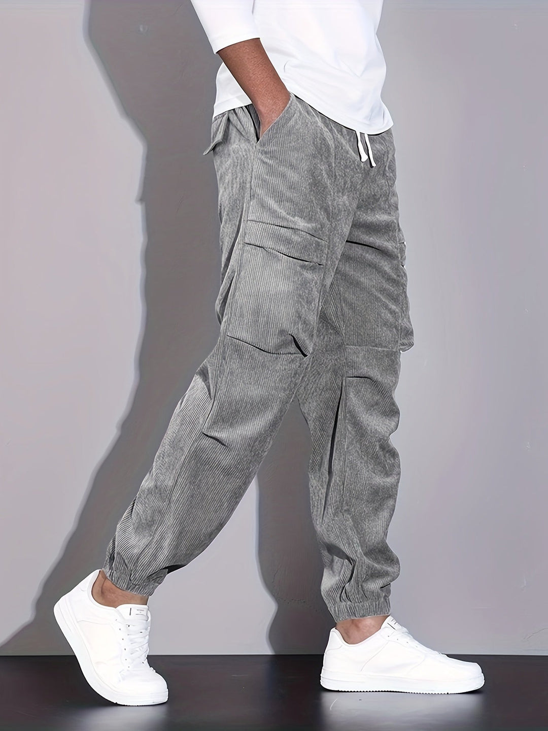 Rossi Roma | PANTALON CARGO EN CORDUROY