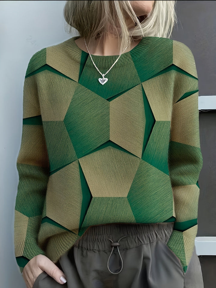 Caoimhe | Sweatshirt Géométrique Artistique