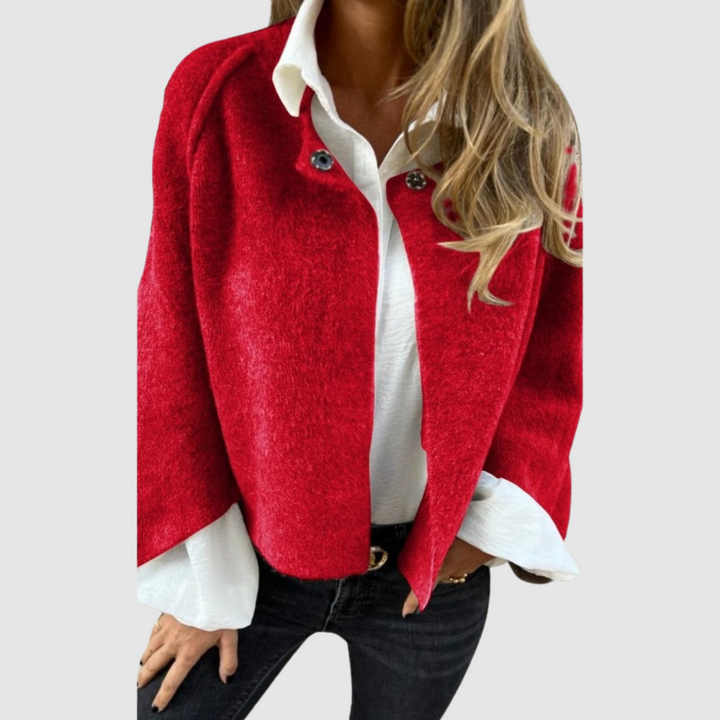 Jasmína - Manteau à décolleté décontracté