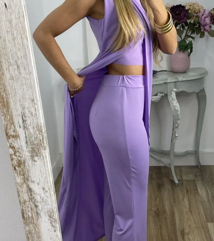 Flavia - Chic Sleeveless Ensemble