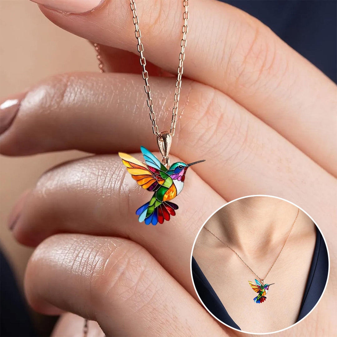 Collier Coloré en Colibri