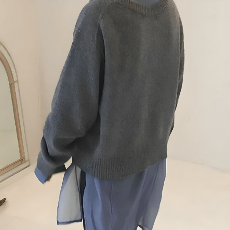 Luna | Cardigan avec Boutons Asymétriques