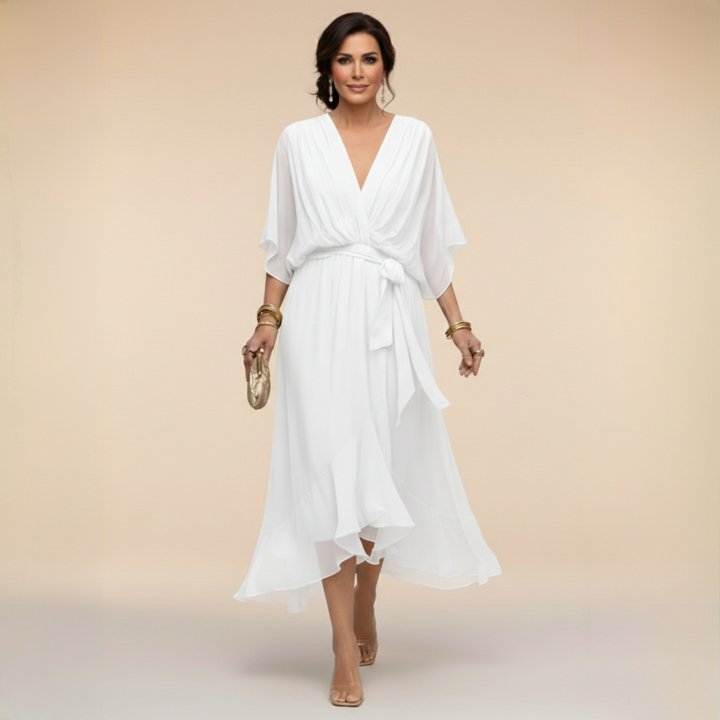 MARTA™ | Robe légère et transparente à col en V