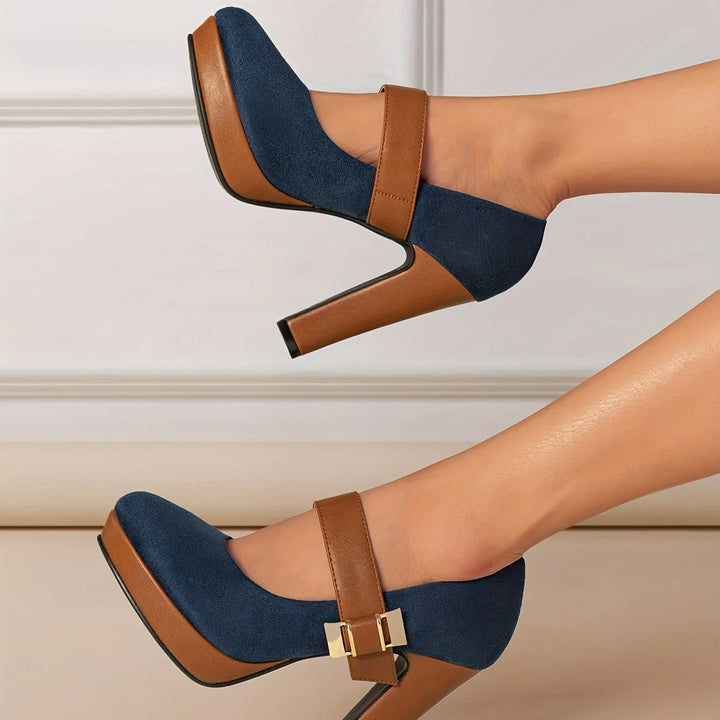 Juli Belle Suede Heels