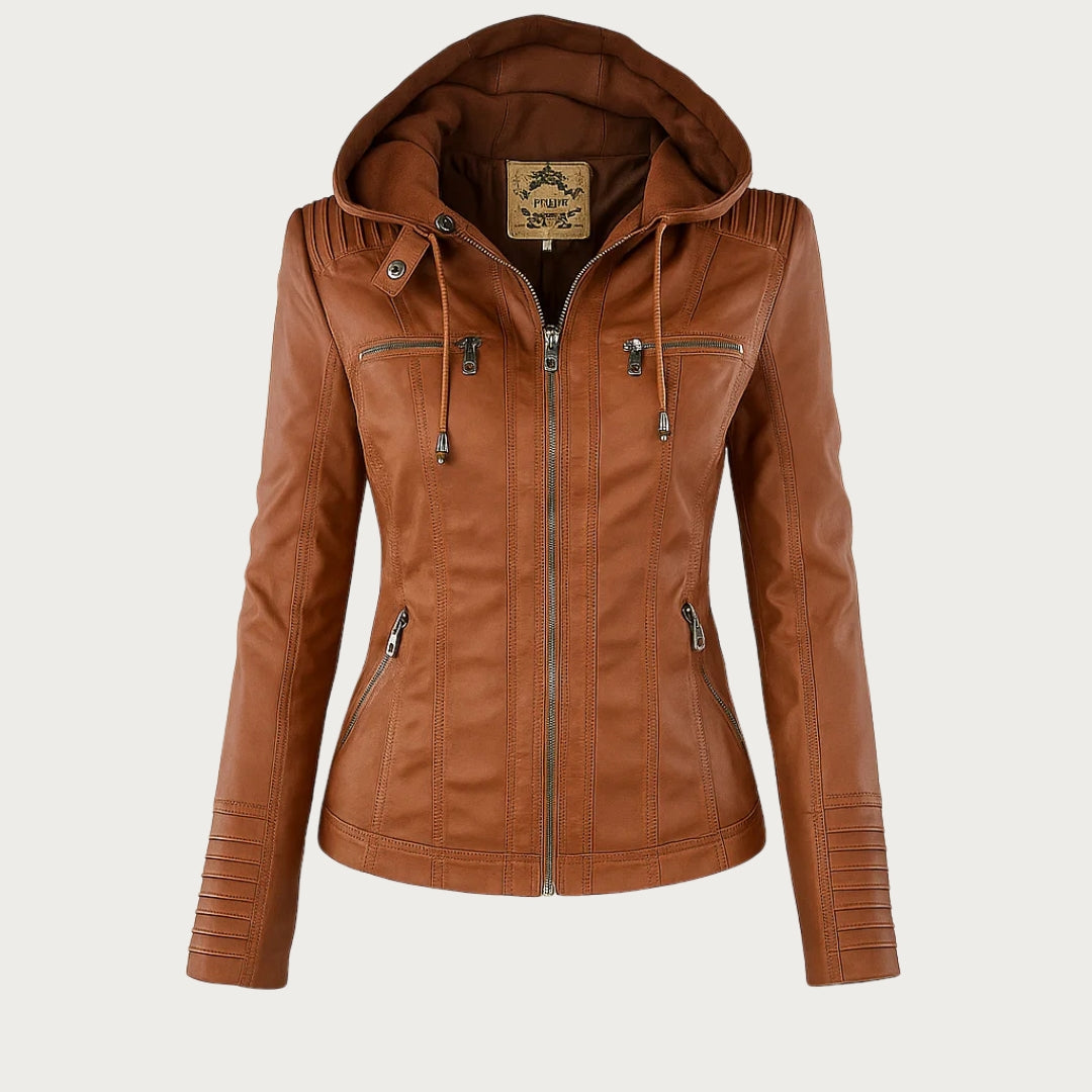 Monika™ | Veste en cuir robuste et élégante