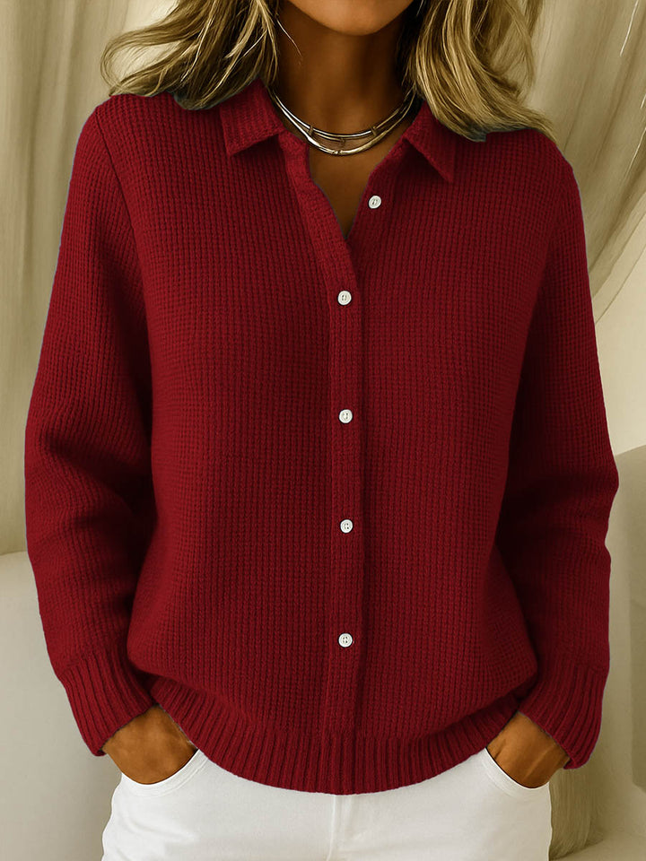 Cardigan Femme en Maille avec Boutons