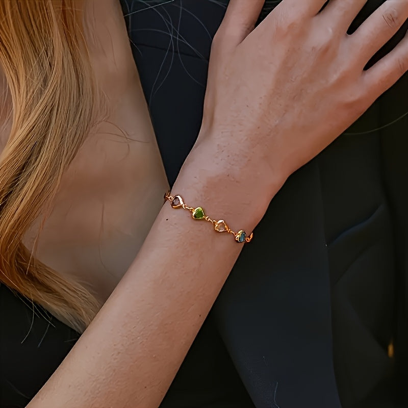Bracelet en forme de cœur unique