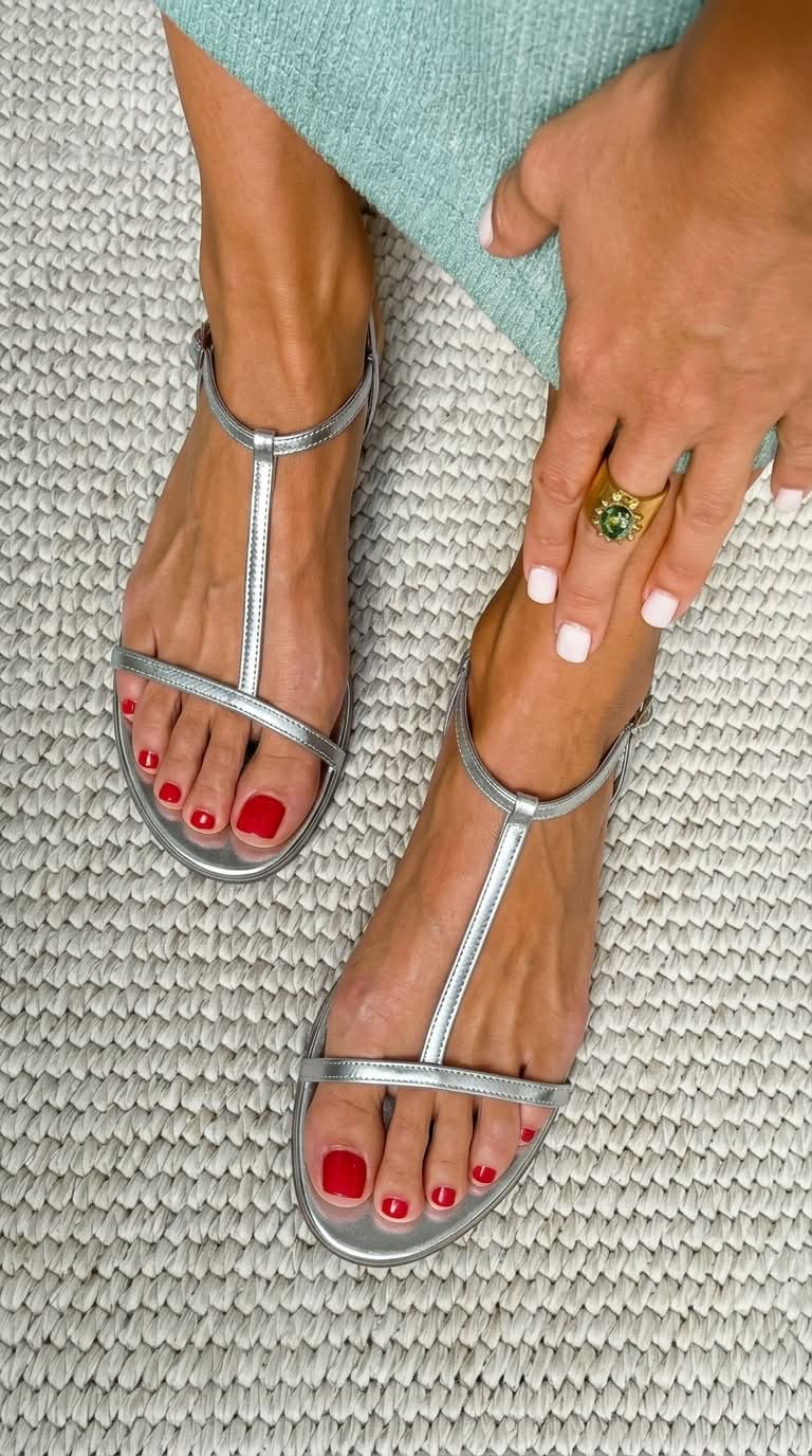 Rosalba | Sandales Dorées pour le Printemps