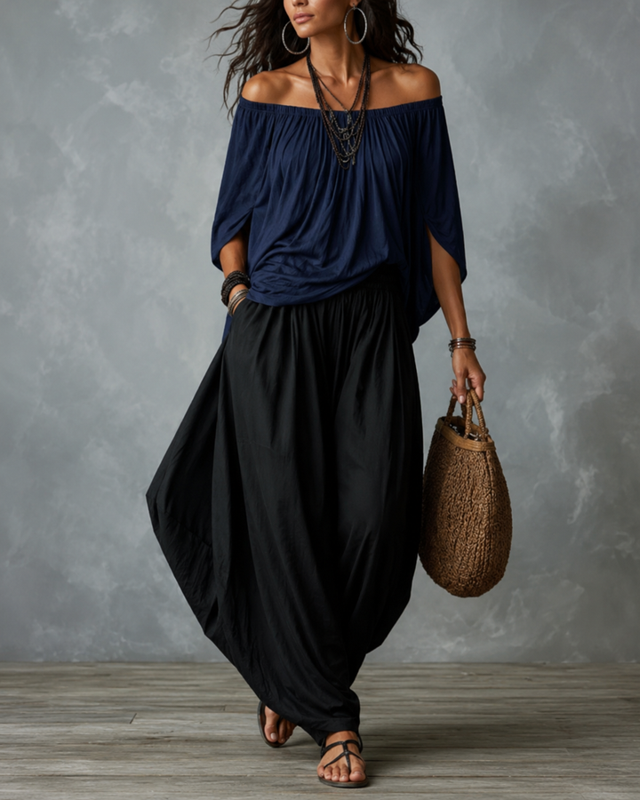 Ingrid™ | Ensemble décontracté 2 pièces avec jambes larges