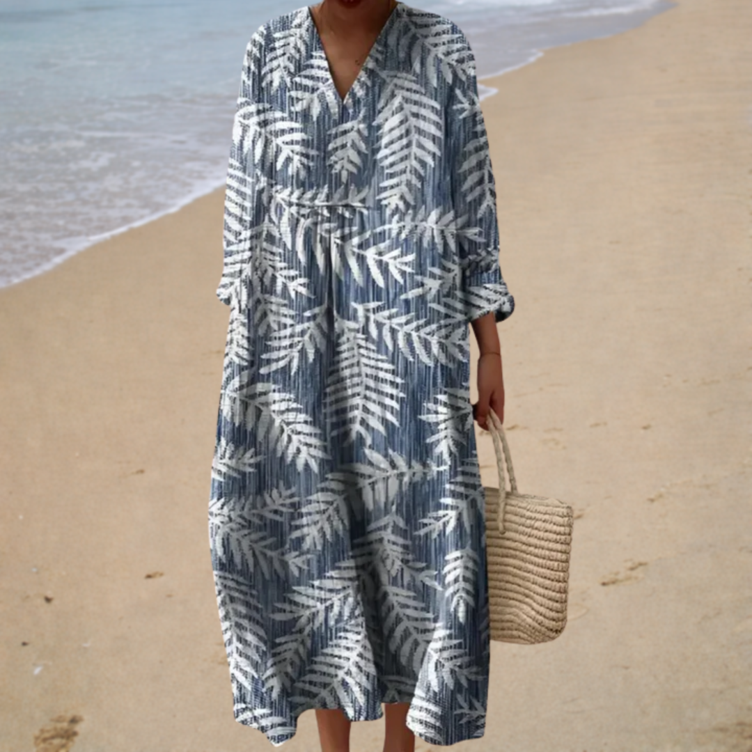 Isabelle | Robe Tropicale Longue