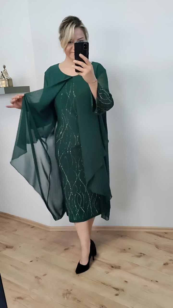 Claudia™ | Robe Élégante à Superposition Légère